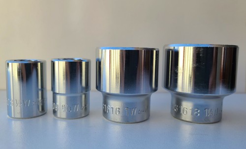 Sockets bsw 1 - sockets, 1-1/8"