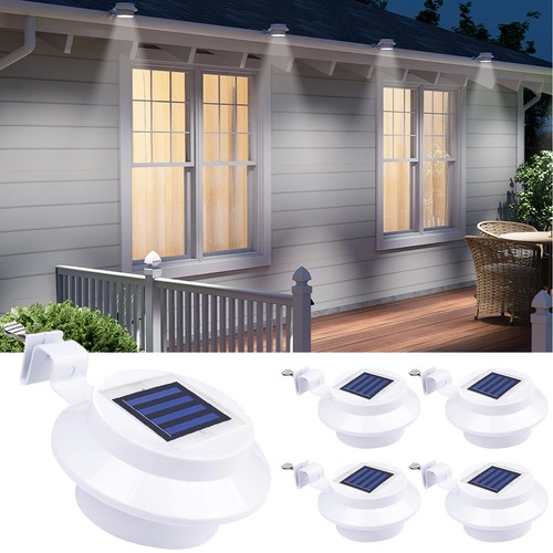 Led solar powered - powered, gutter