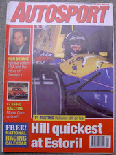 Autosport (25 Feb 1993) Minardi, Westfield ZEi, Christian Fittipaldi, Ron Dennis