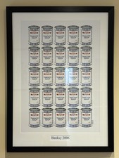 banksy soup cans poster