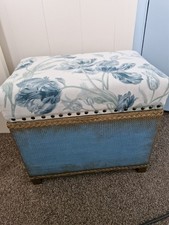 Lloyd Loom Style Ottoman Vintage Collection Only Upholstery Laura Ashley