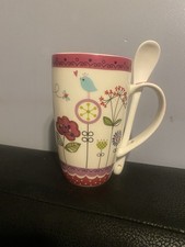 Brand New Tall Mug with Floral