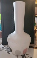 IKEA Ceramic Vase Pink Dots