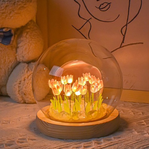 Tulip night light - light, artificial