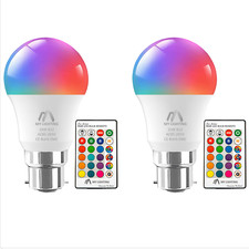 RGB LED Bulbs 10W B22 with