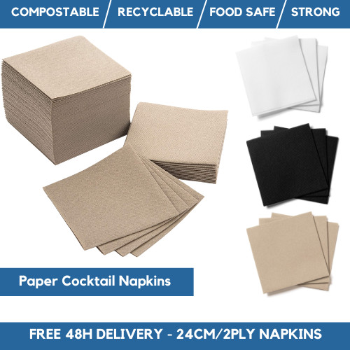 200 cocktail napkins 24cm - 200,