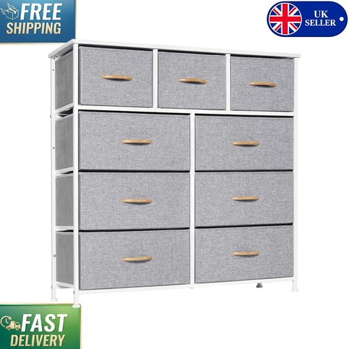 Spacious drawer fabric - 9-drawer, chest