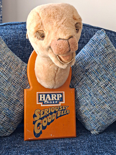 Rare vintage harp lager - vintage,