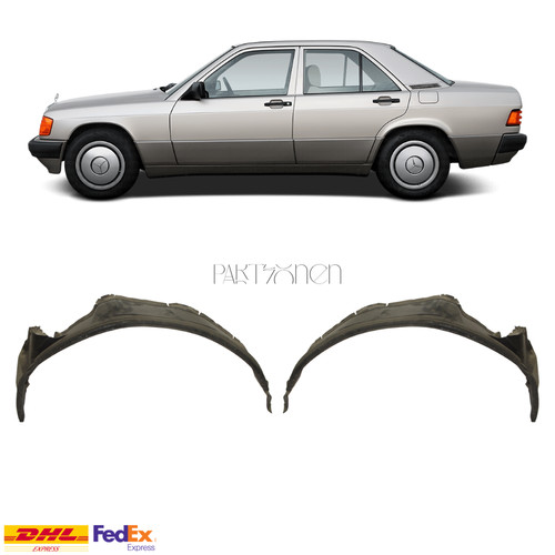 Fender liner set - front, l&r