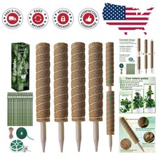 16-Inch Coir Moss Poles - 4