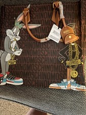 Moschion X Looney Tunes Cartoon Print Logo Bag Tote Purse Carry Jeremy Scott