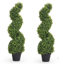 Artificial Spiral Topiary Tree