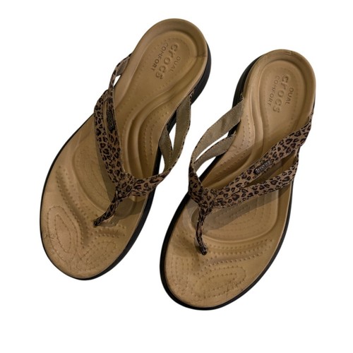 Crocs women capri flip - 11,