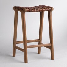 Sofia Bar Stool Brown Real