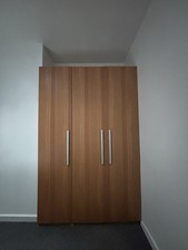 2 Piece Wooden Wardrobe
