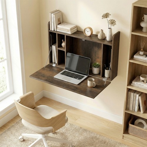 Wall mounted desk - wall,