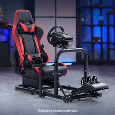 Dardoo Racing Simulator Cockpit with Gaming Seat Fit Logitech G29 Thrustmaster