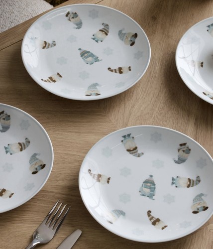 Christmas gonk side - gonk, plates