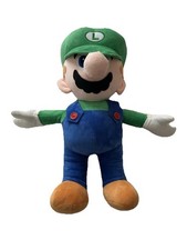 GIANT large 52cm nintendo LUIGI soft toy plush figure SUPER MARIO BROS
