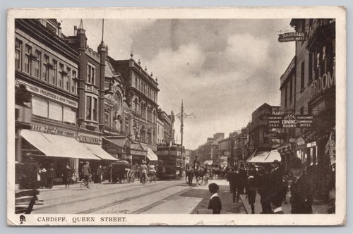 Cardiff queen street - queen, &