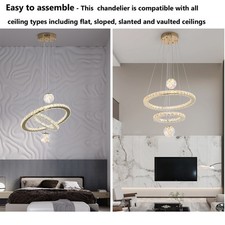 Modern LED Chandelier Dimmable