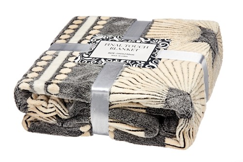 Luxurious soft embossed mink - &,