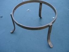 SPARE BRASS OIL LAMP BASE / BASKET STAND FOR KEROSENE OIL OR ACETYLENE LAMP