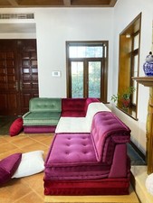 French Hand Tufted Daybed Mah