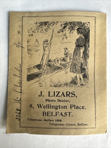 Antique 1927 photograph folder - photograph,