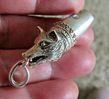 925 sterling silver fox / wolf