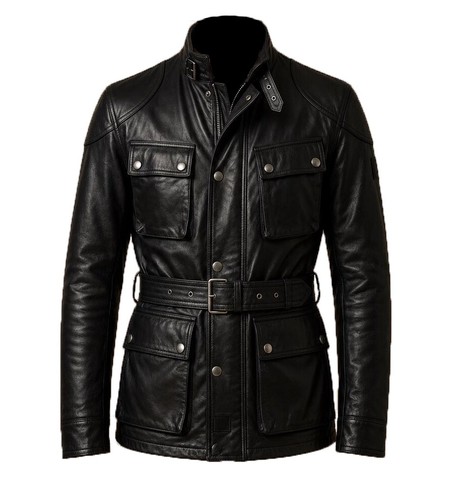 Men belted black - belted,