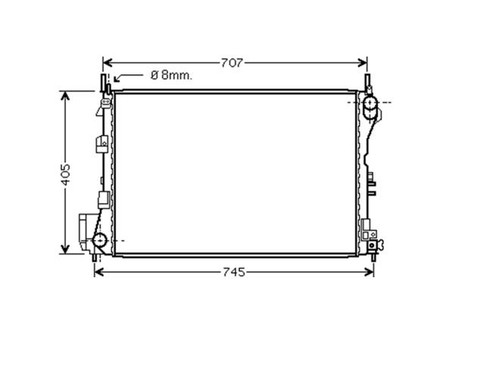 Cadillac bls radiator wagon - bls,