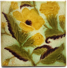 Art Nouveau Fireplace Tile
