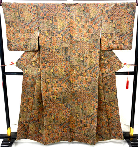 Japanese vintage kimono - vintage,