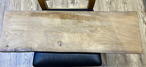 Rustic solid oak shelf - oak,