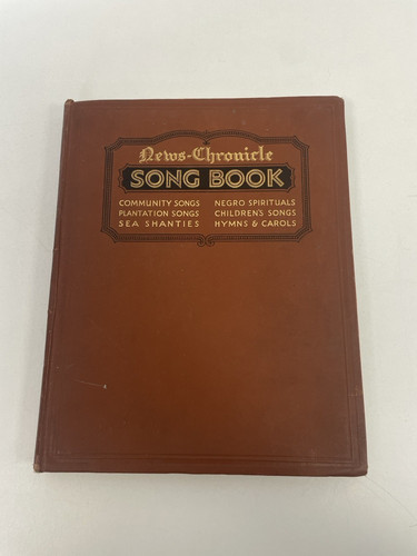1930s news chronicle song book - song,