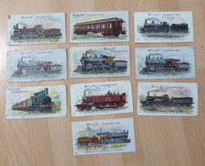 Wills Locomotive and Rolling Stock Cigarette Cards x 10 No Clause