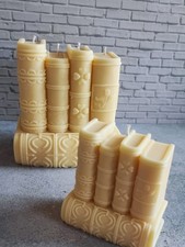 Handmade Book Stack Candle | Custom Colour and Scent | Unique Gift for Readers 