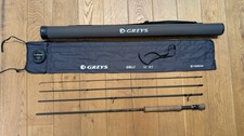 Greys GR60 7#10ft Fly Rod 4 Piece Set Fly Fishing Rod with Tube and Bag.