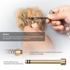 Piston Fire Starter Fire