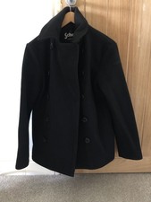 Mens Pea Coat Schott Small 
