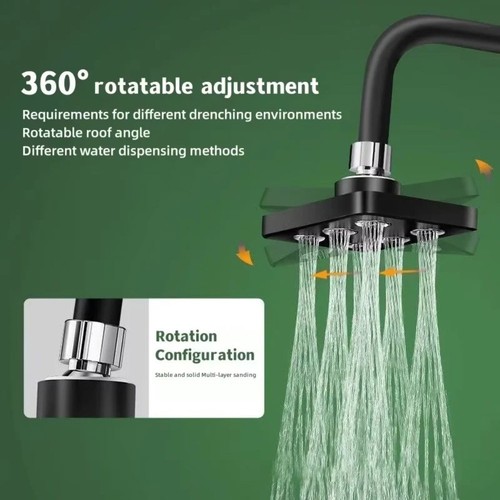 Shower head with - head,