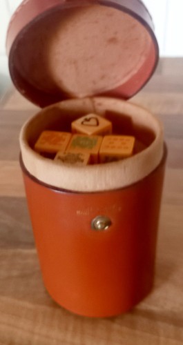 Vintage poker dice set - poker, in