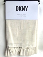 DKNY 2pc Classic Linen WINDOW