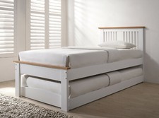 Solid Wood Bed with Pull out