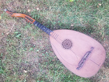 Very old, big 10 string  harp