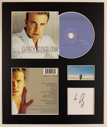 Gary barlow signed - gary,