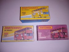 Matchbox Superfast No17 Londoner Buses replica / copy boxes