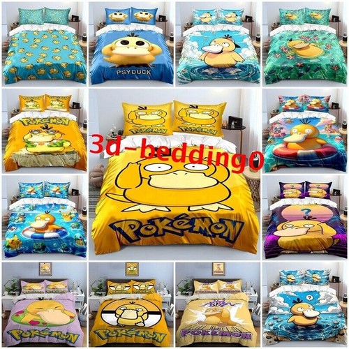 Pokemon psyduck duvet cover - pokemon,