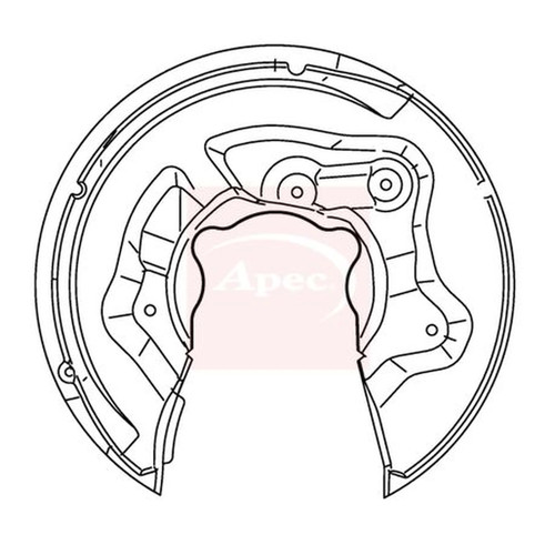 Apec brake disc splash - brake,